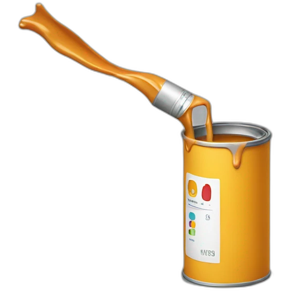 Paint tube emoji