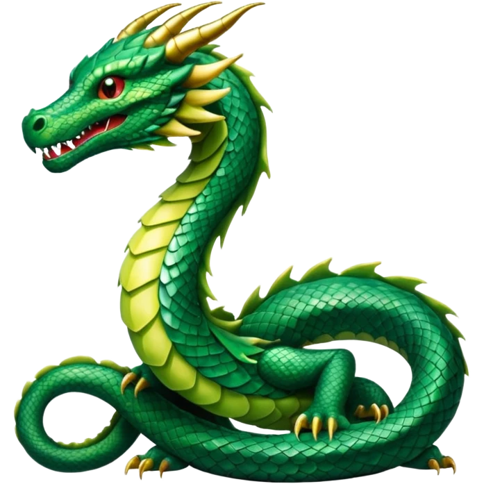 Serpent dragon  emoji