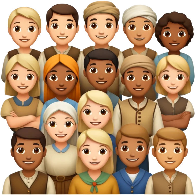 peasants big family emoji