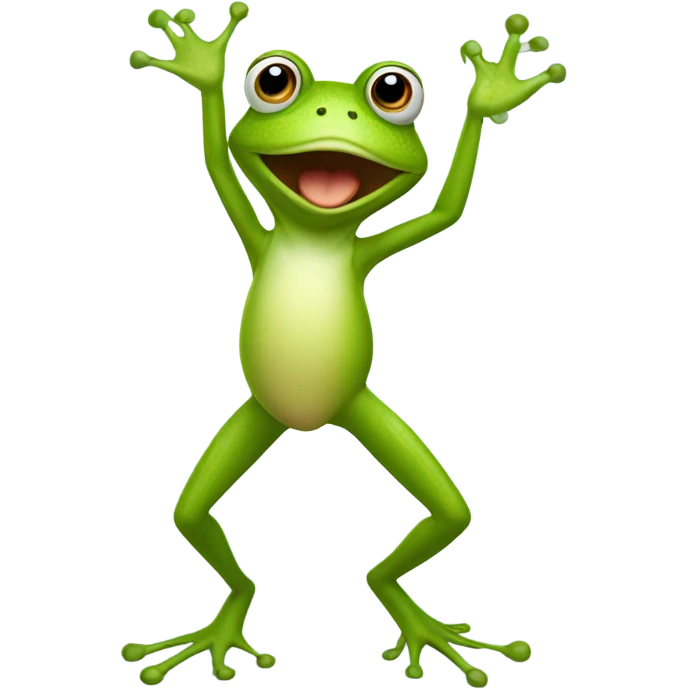 Frog dancing  emoji