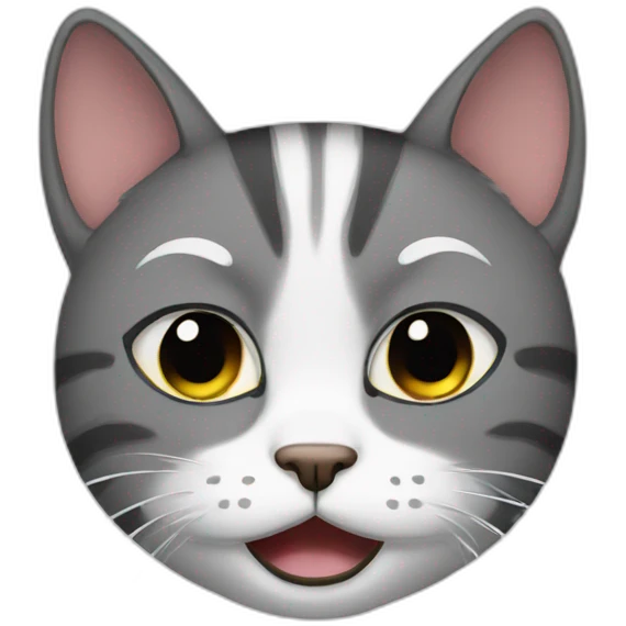 A cat crying emoji