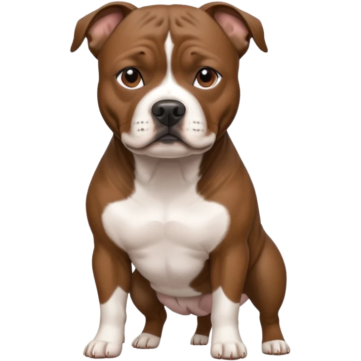 brindle staffordshire bull terrier emoji