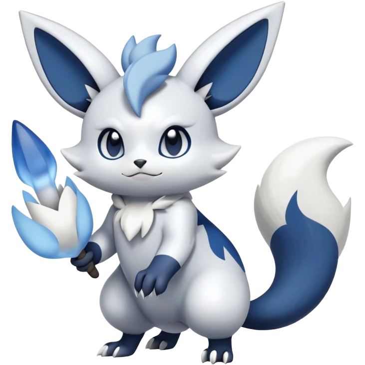 Zangoose-Minccino-Meowstic-Fakémon-hybrid-creature (full body)  emoji