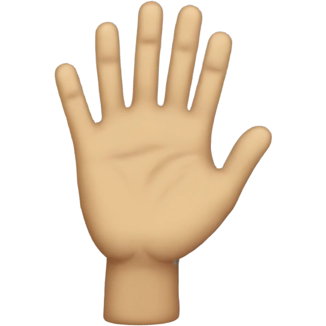 Talk to the hand emoji