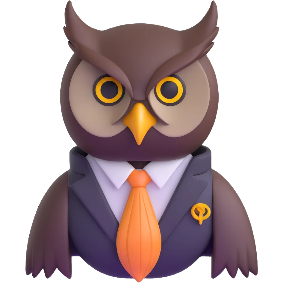 owl man emoji