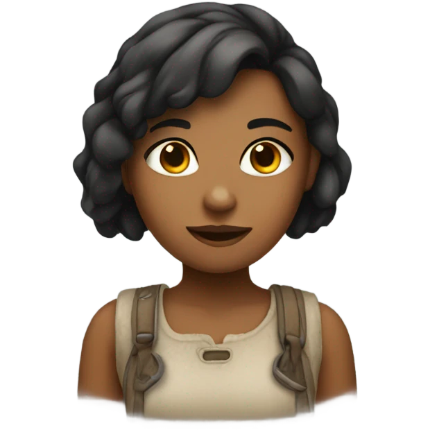 Skinflint girl emoji