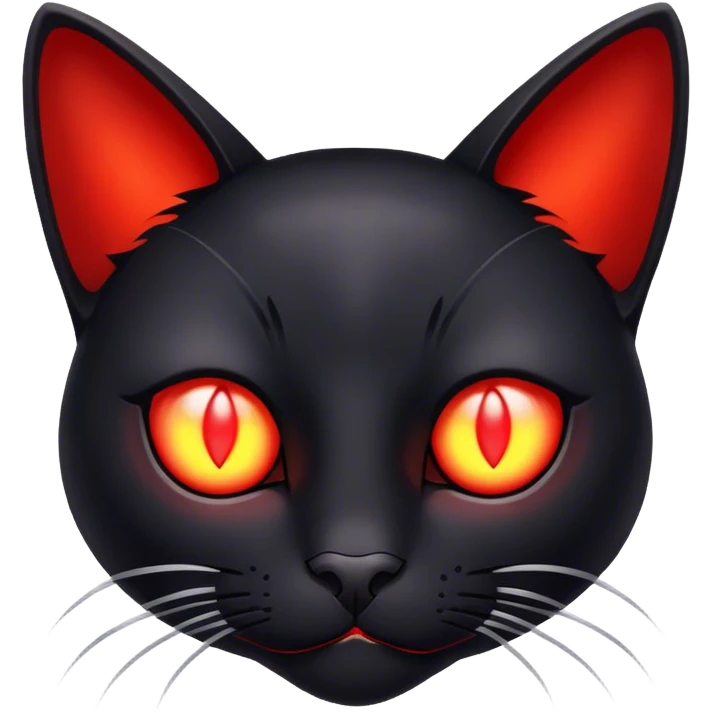 Evil cat emoji