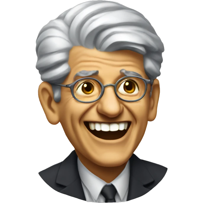 jacques lacan laughing emoji
