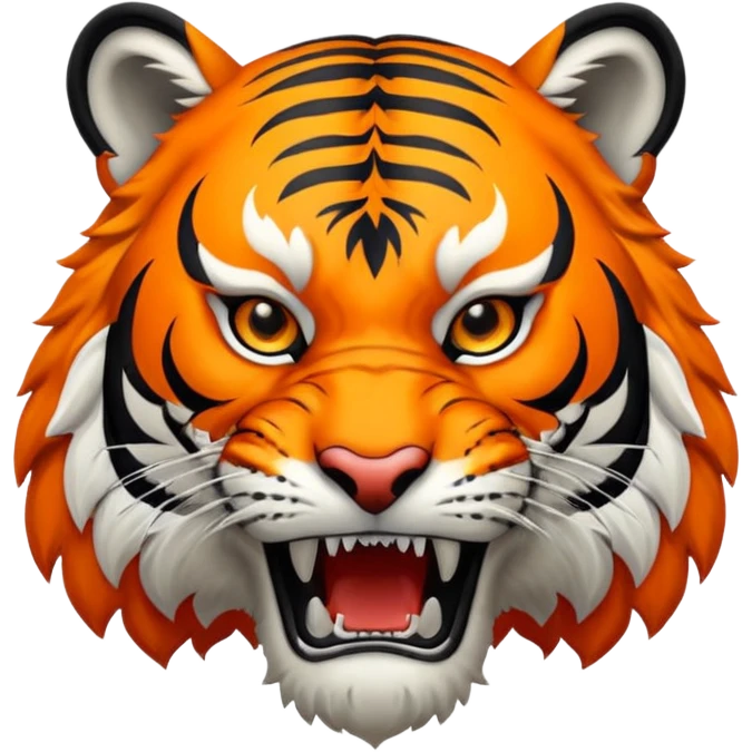 Harrisburg High School Tiger Logo with H emoji