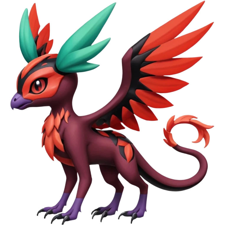 Meloetta-Yveltal-Noivern-Pokémon-Fakémon-creature emoji
