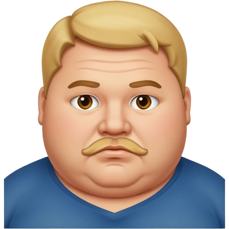 fat handsome man emoji