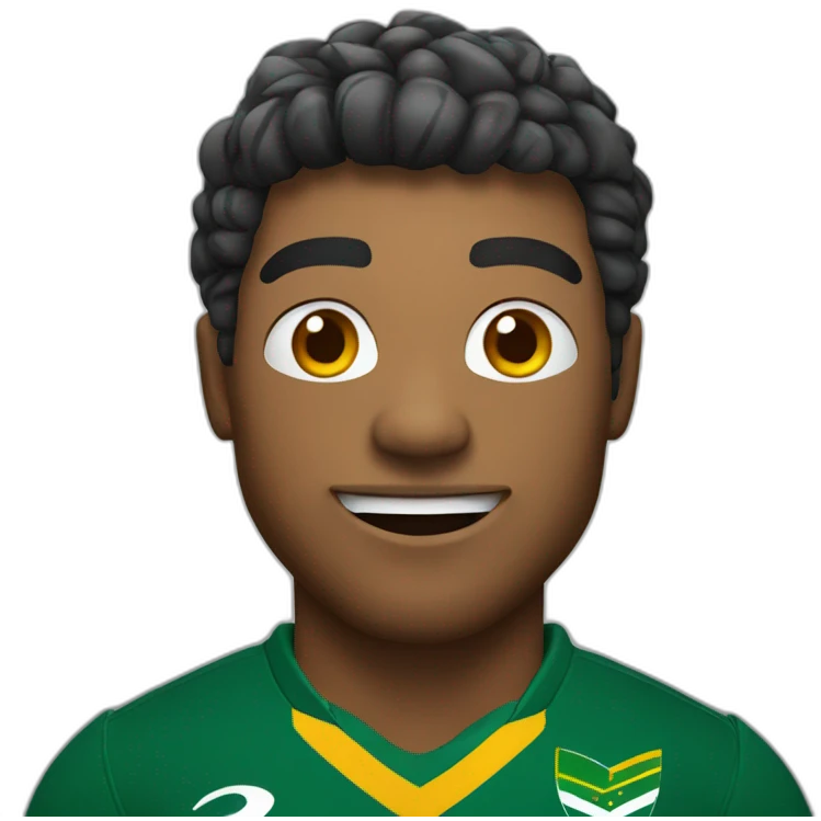 Rugby south africa supporter emoji