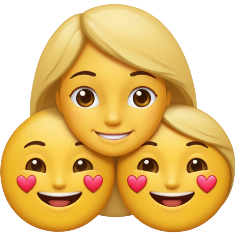personas que aman con un corazon emoji