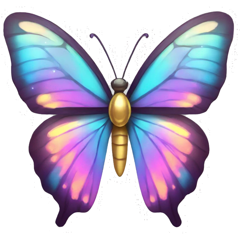 Shiny Nebula Gem Butterfly emoji