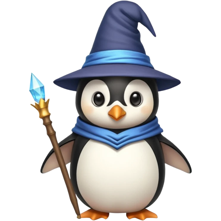 penguin wizard emoji