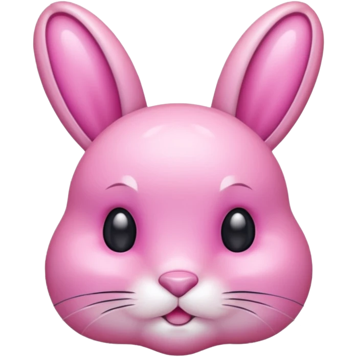  crystallized bunny pink emoji