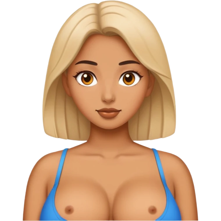 girl, big boobs emoji