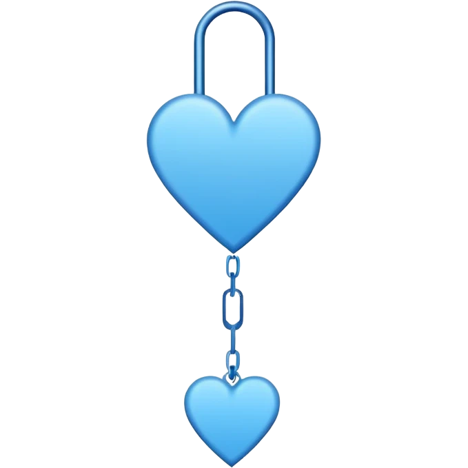 blue heart patterned bookmark emoji