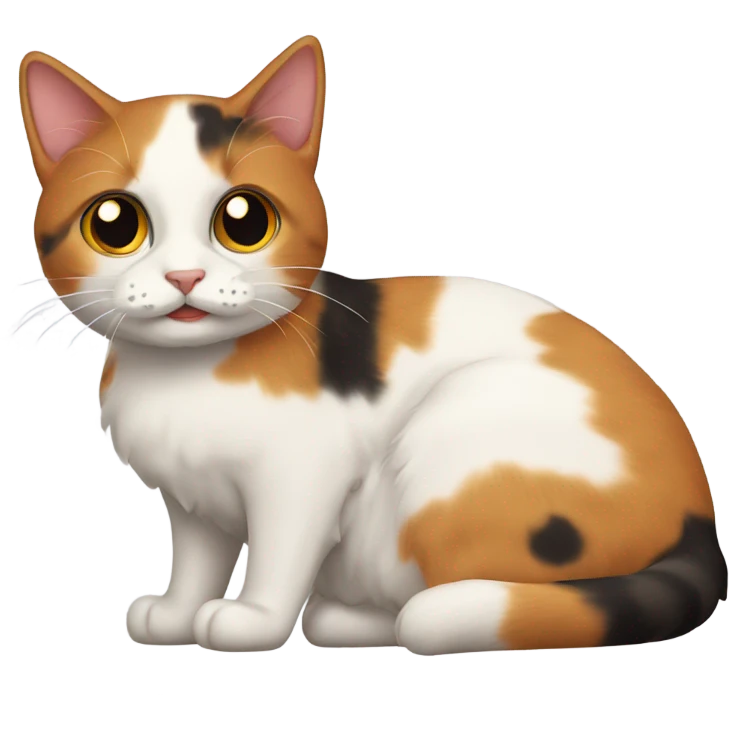 Calico cat emoji