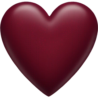 Maroon heart emoji