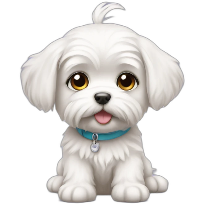 maltese puppy emoji