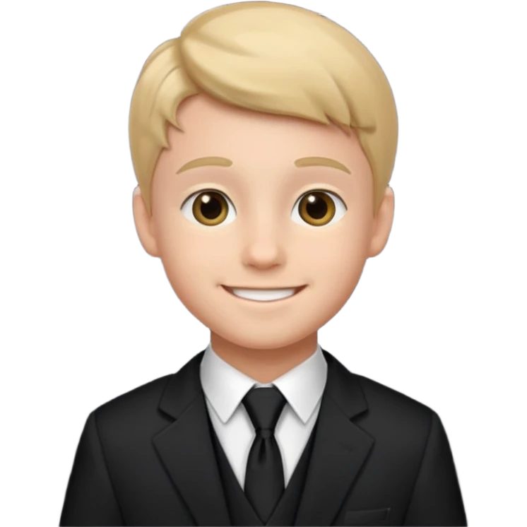 boy in graduation suit emoji