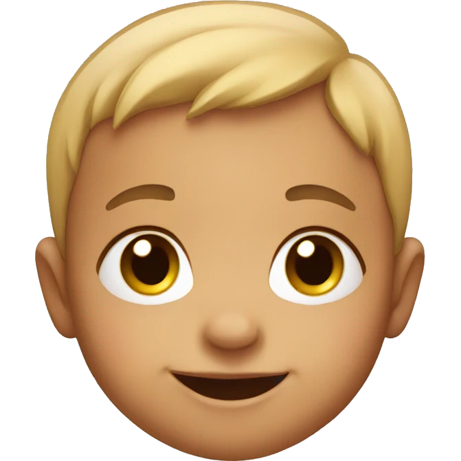 Baby smiling emoji