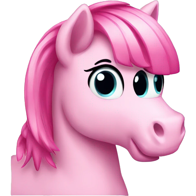 Pink pony emoji
