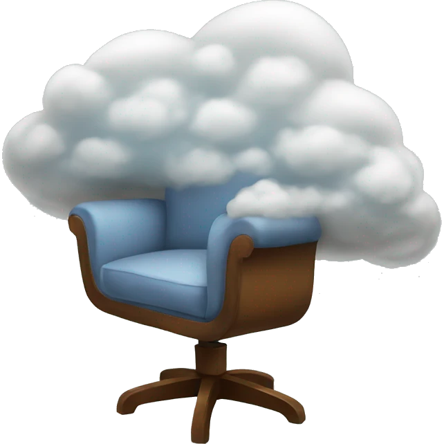 cloud chair  emoji