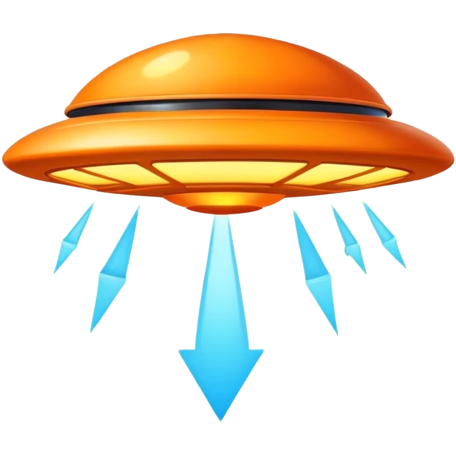 orange ufo emoji