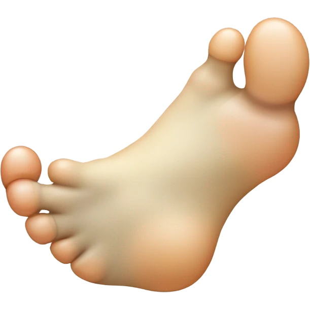Broken toe emoji