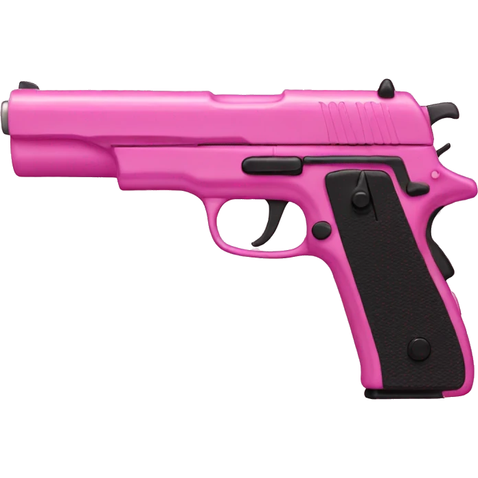 pink gun emoji
