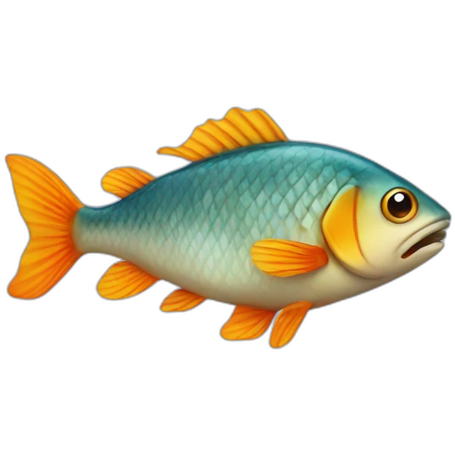 fish walking on legs emoji