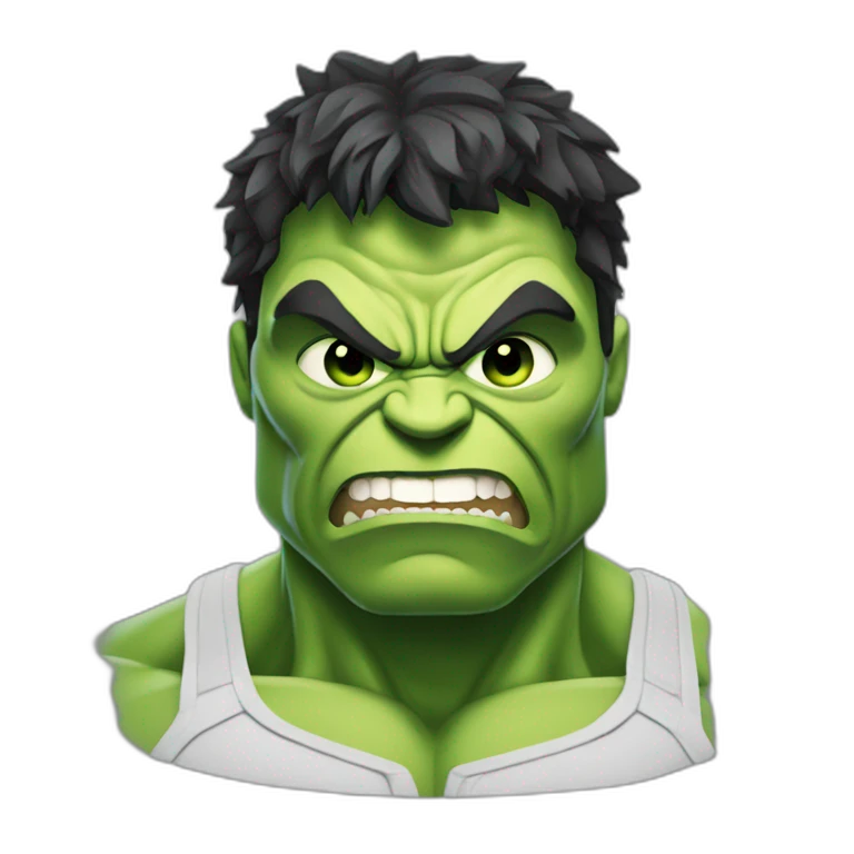 Hulk enfadado emoji