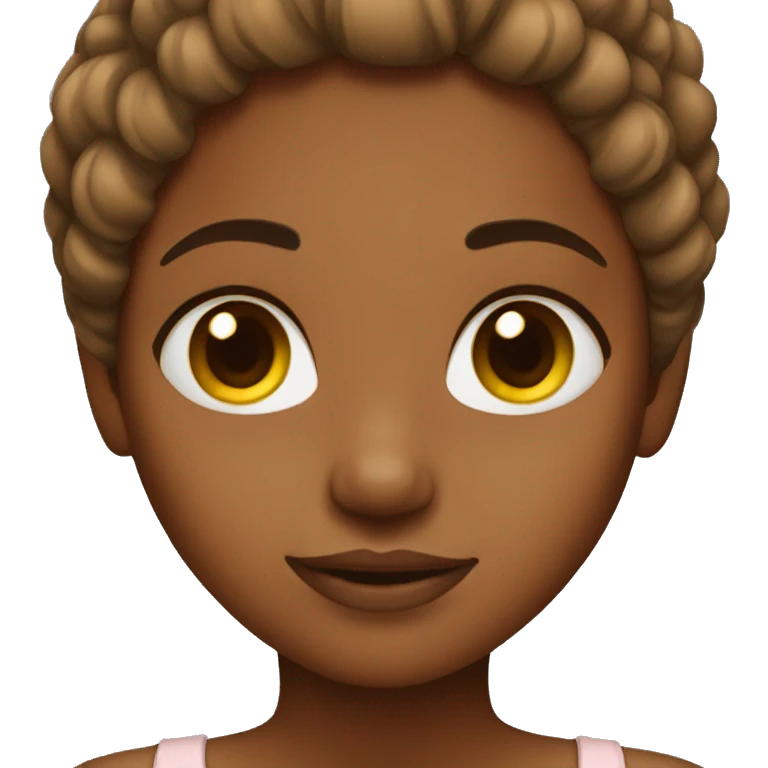 girl brown skin  emoji