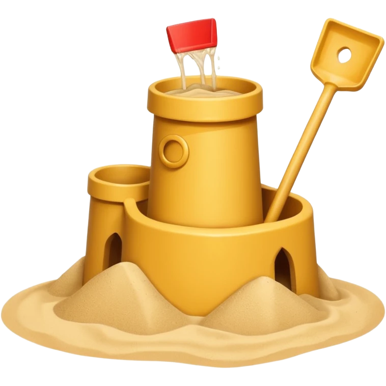 Sandcastle emoji