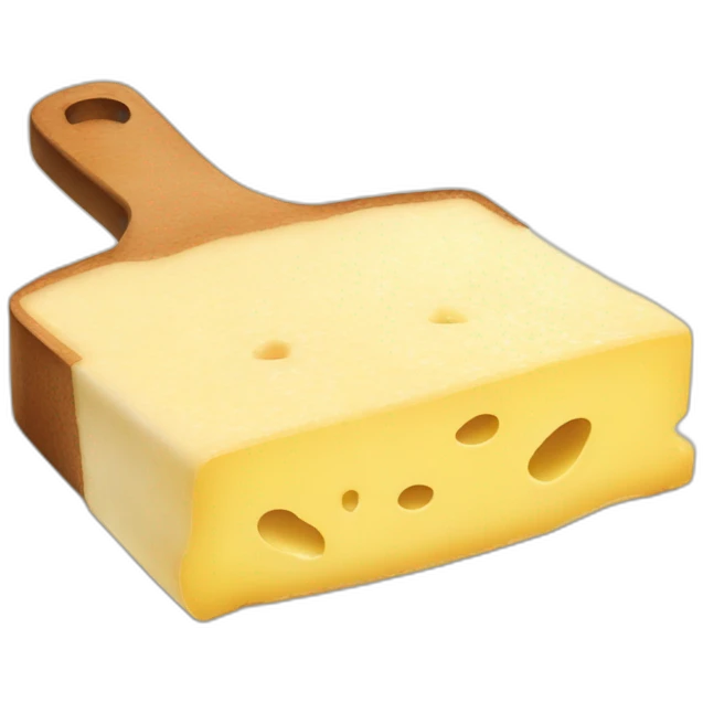 Une raclette fromagère emoji