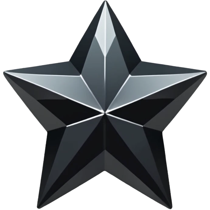 black diamond 8pointed star  emoji