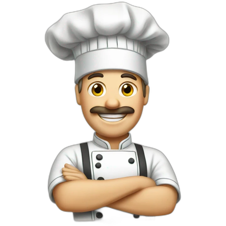 german chef cooking emoji