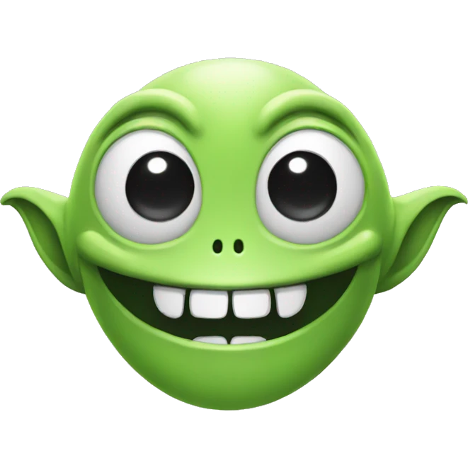 alien happy emoji