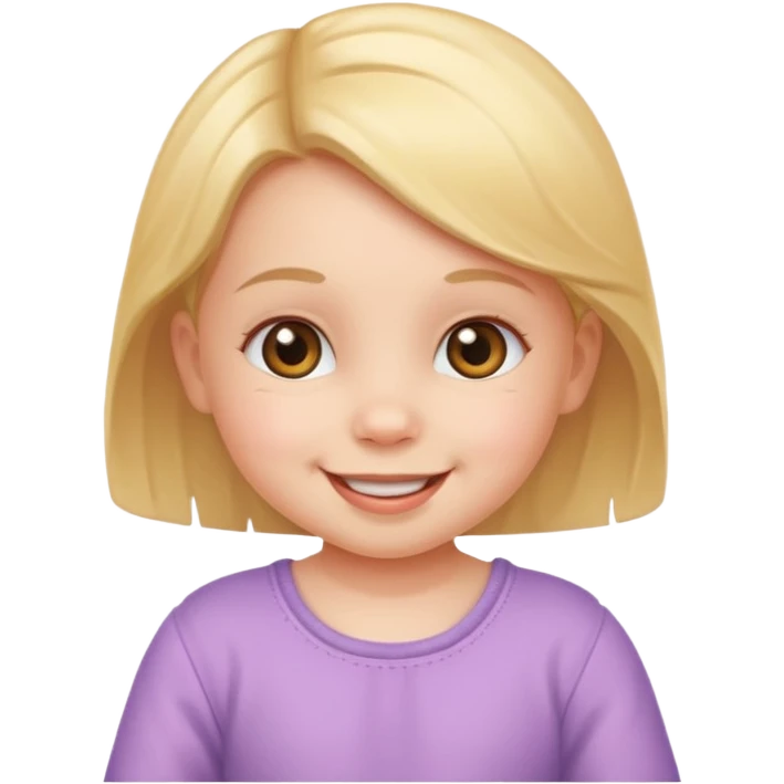 Girl baby emoji