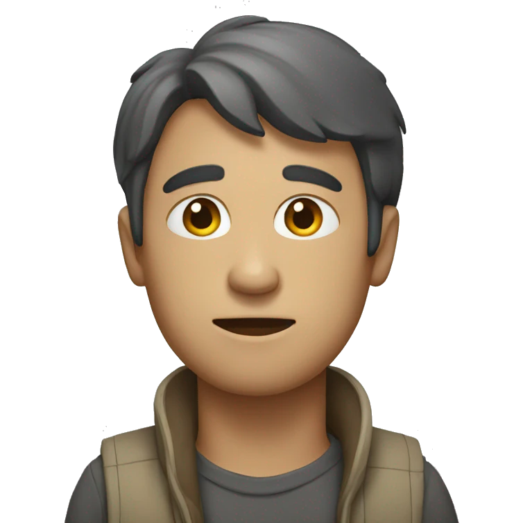A Poor  man  emoji