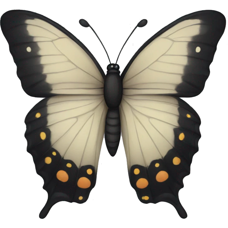Black butterfly  emoji