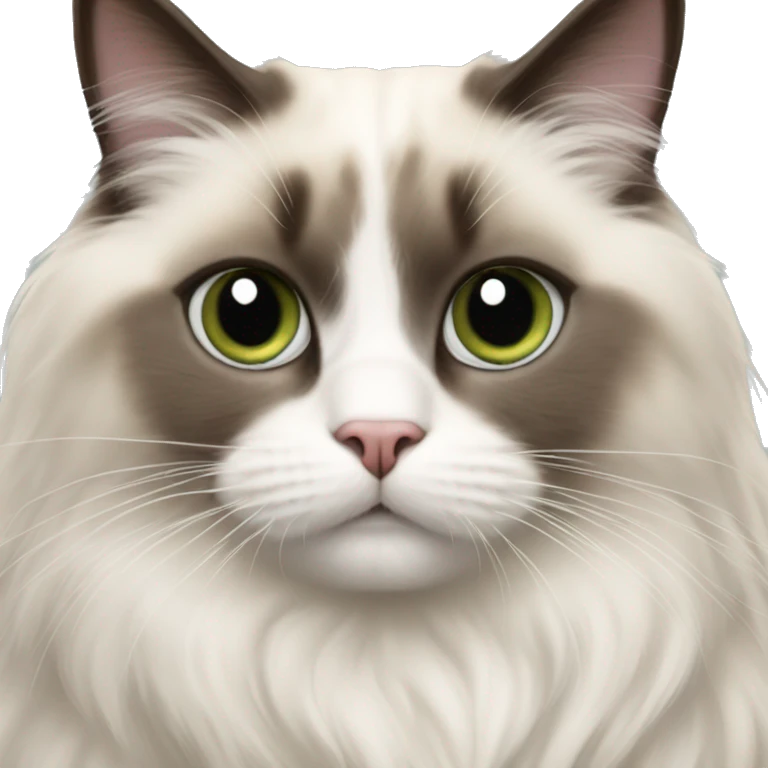 Ragdoll cat Heart eyes emoji