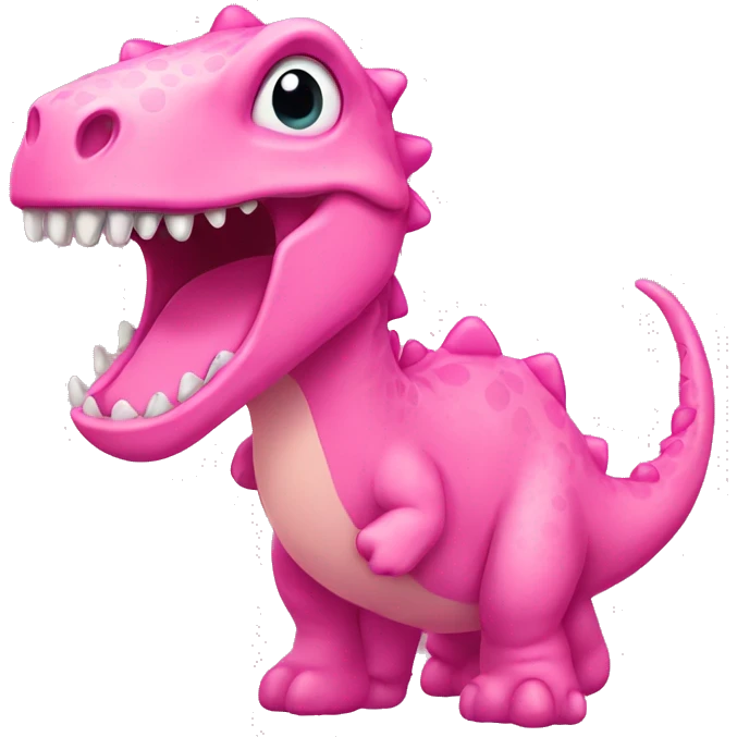 Pink dinasour  emoji