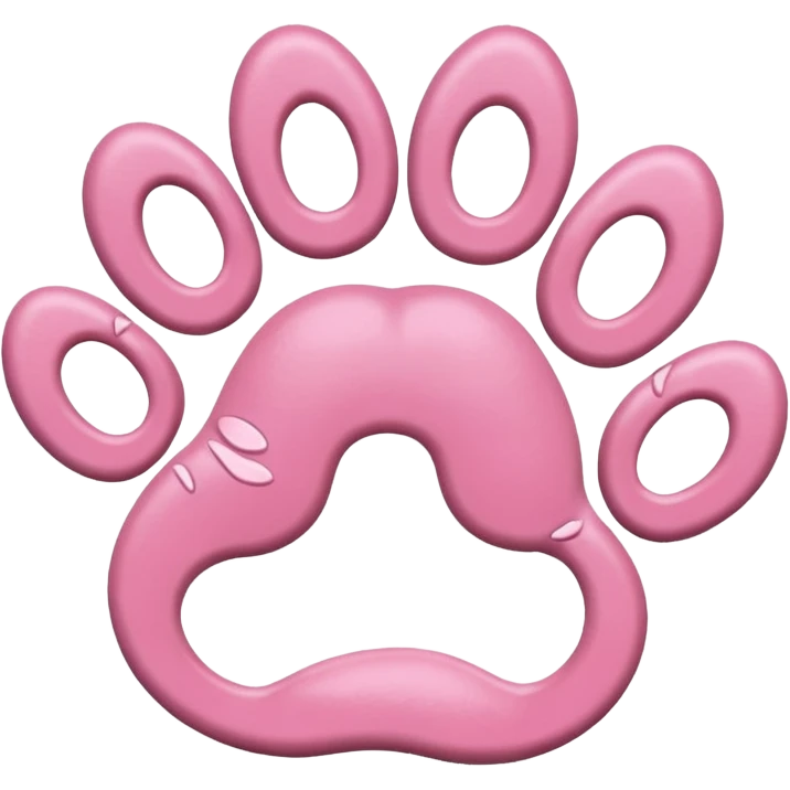 make a cat paw emoji
