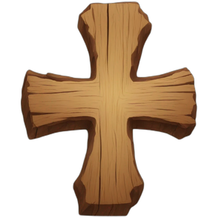 Cross of wood emoji