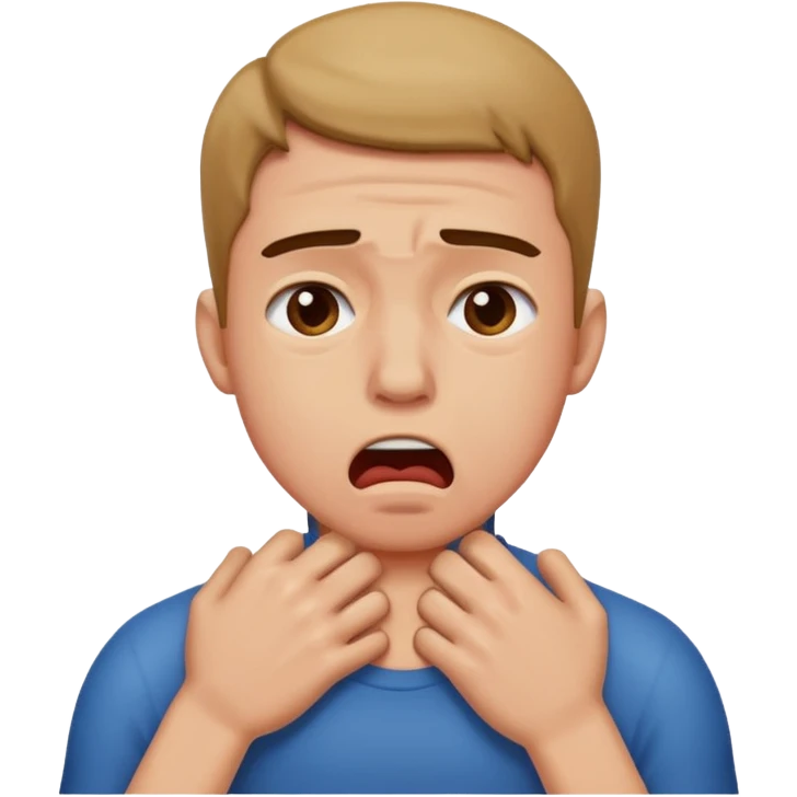 chocking man emoji