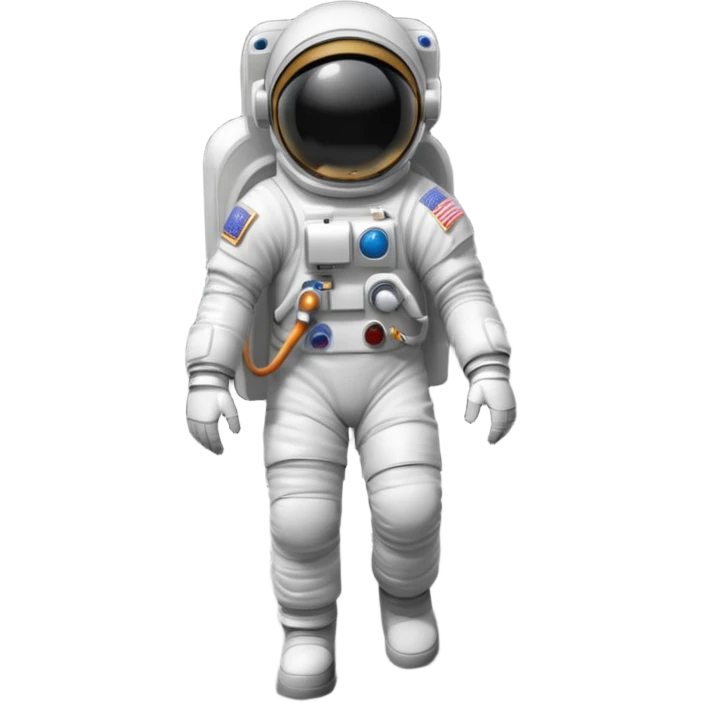 Astronaut walk on moon emoji