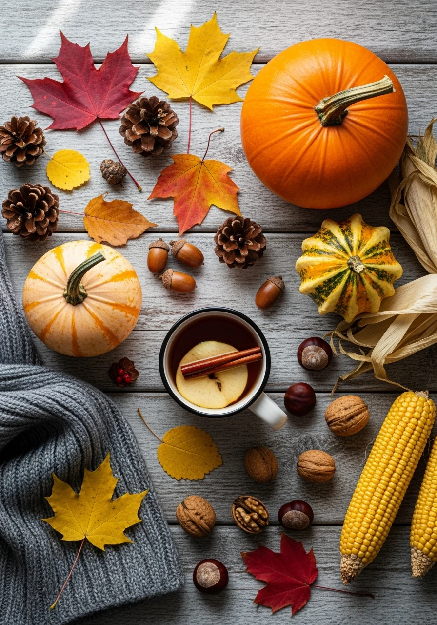 autumn atributes emoji